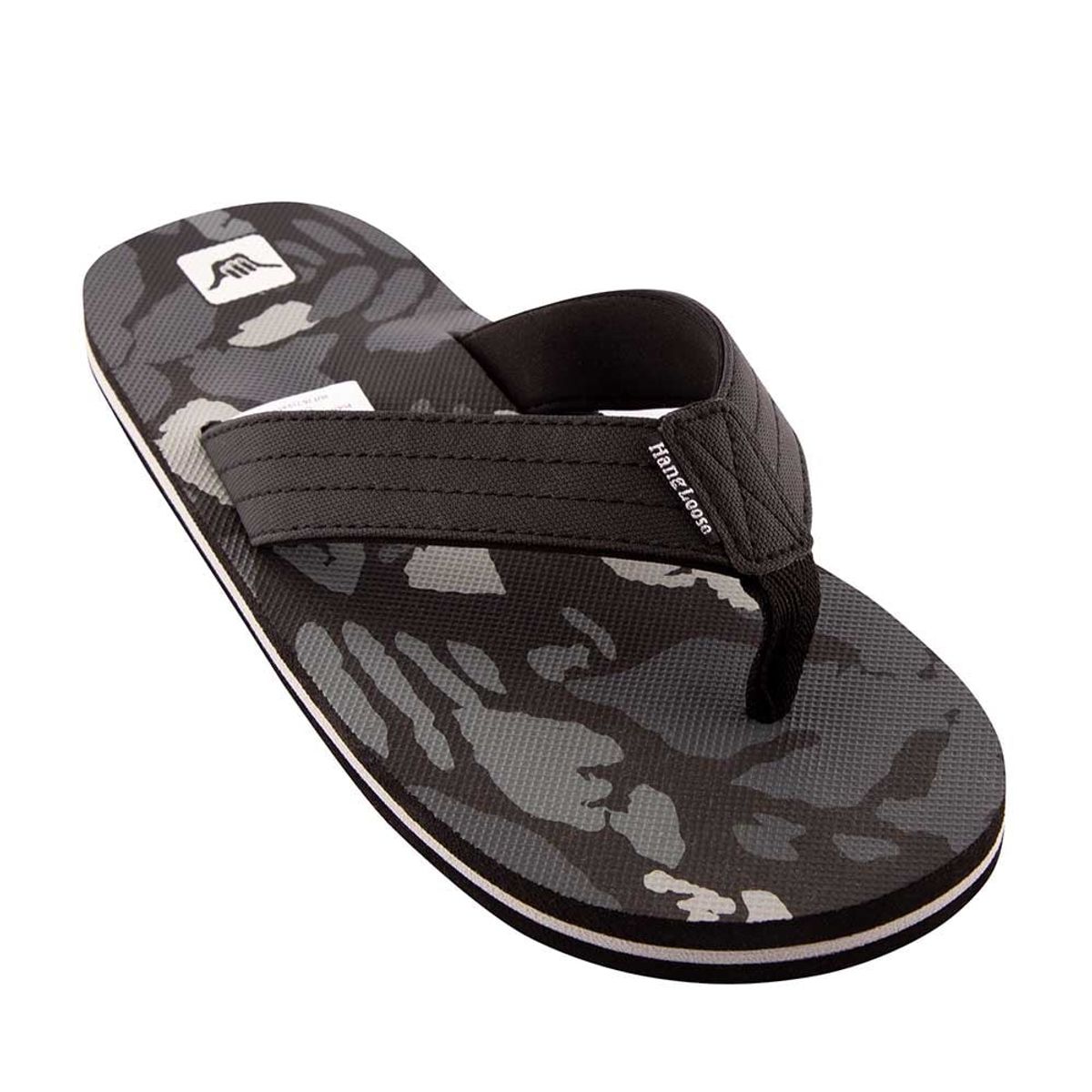 HANG LOOSE - Sandalia Hombre Camo Negro Hang Loose