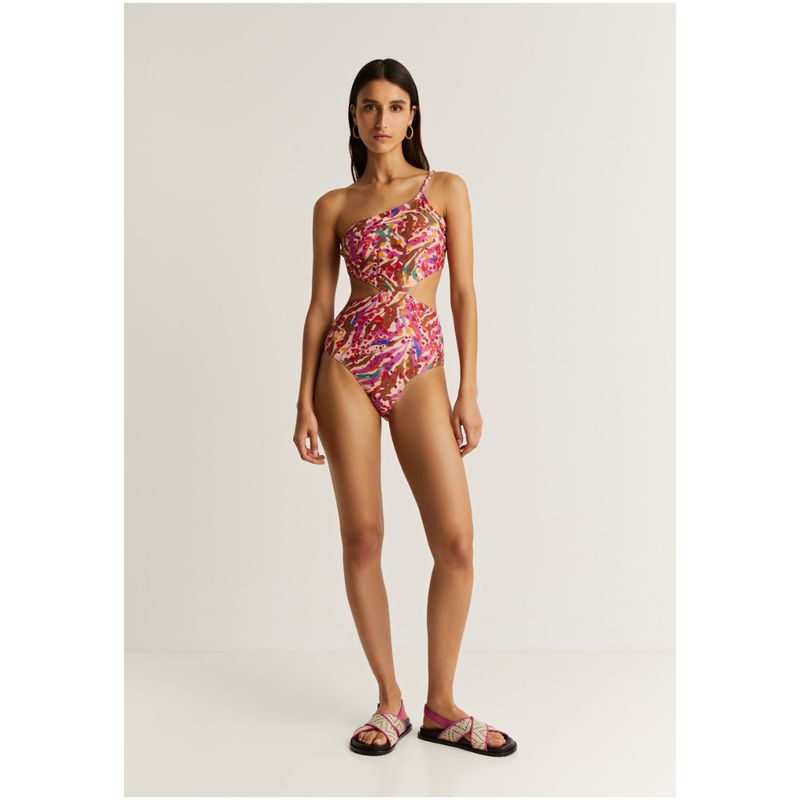 SCALPERS - Trikini Asimétrico Print Multicolor