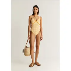 SCALPERS - Traje De Baño Vichy Yellow Check