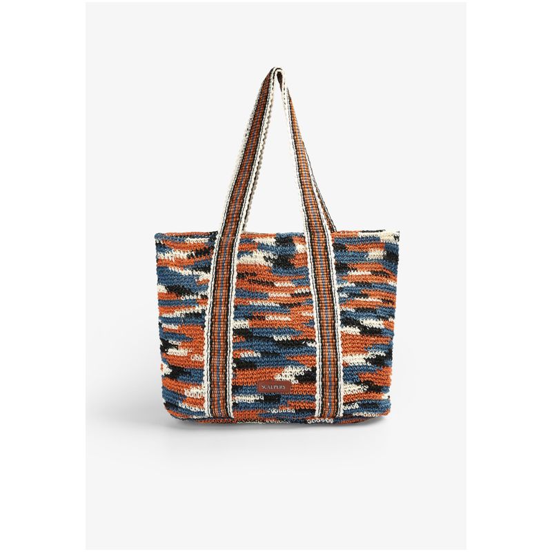 SCALPERS - Bolso Shopper Rafia Blue