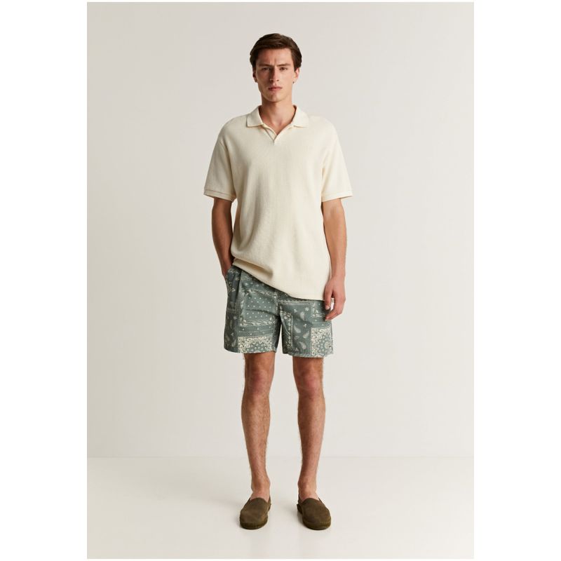 SCALPERS - Traje De Baño Estampado Bandana Khaki