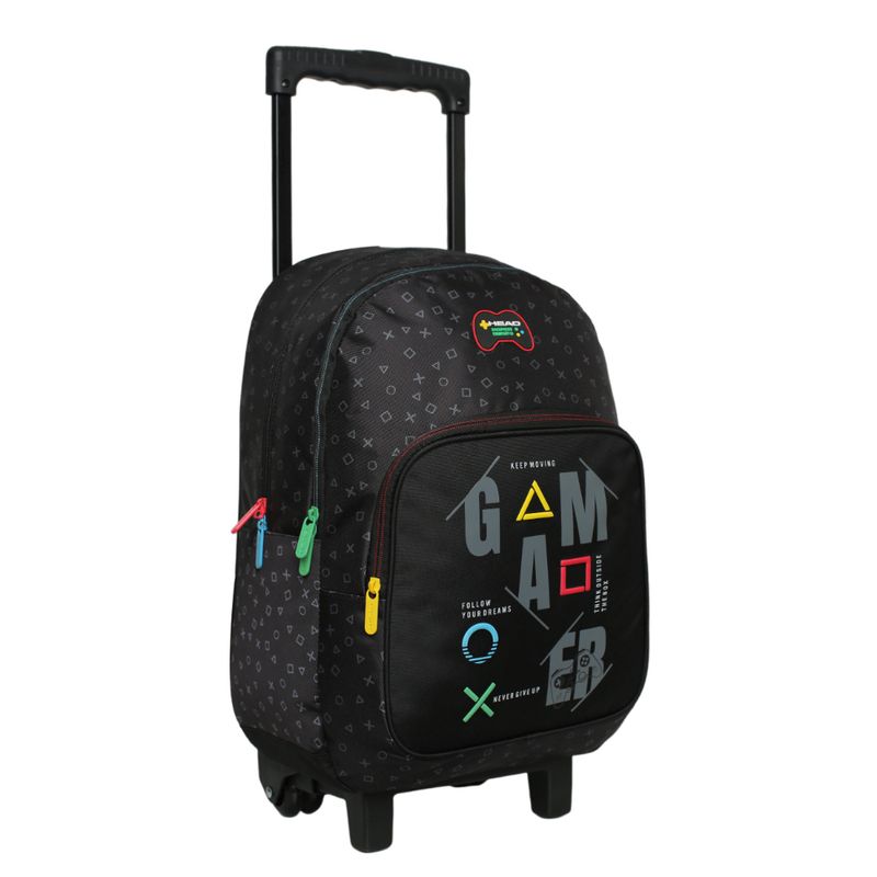 HEAD - Mochila Ruedas Infantil Chips Joystick Negro Head