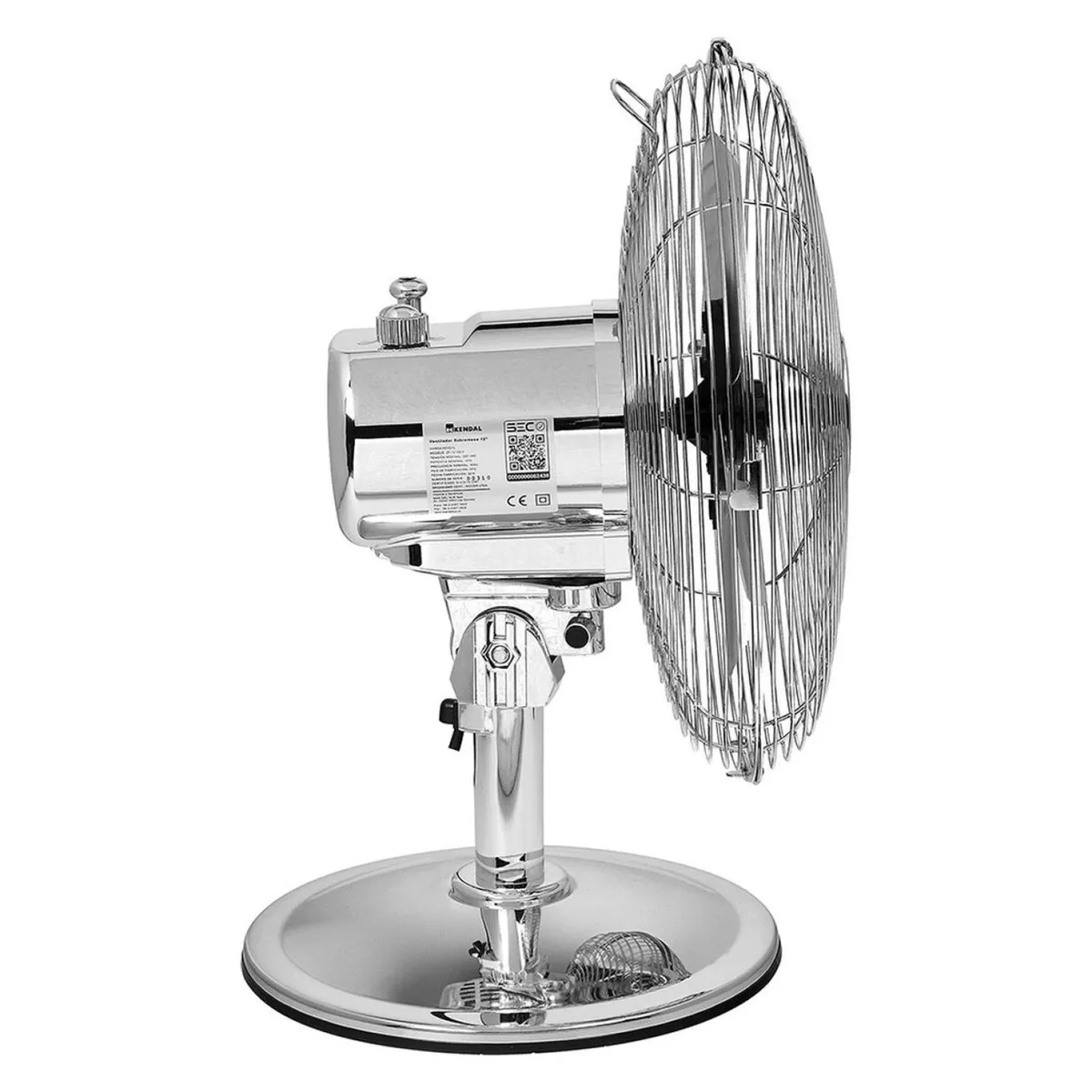 KENDAL - Ventilador De Mesa 12 Pulgadas 45W 3Vel Acero ZF-1214D-II