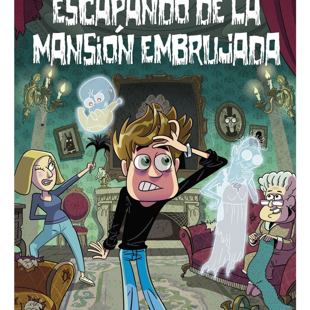 TOP10BOOKS - LIBRO Escapando De La Mansión Embrujada - Escapando De La Mansión Embrujada