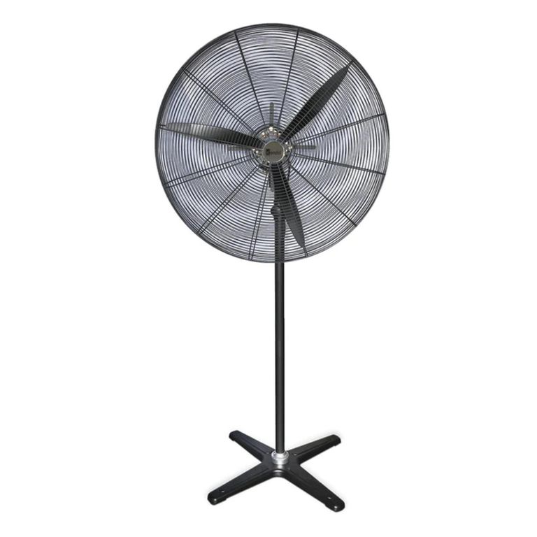 KENDAL Ventilador Industrial De Pie 30 Pulgadas 280W Negro FS-75