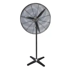 KENDAL - Ventilador Industrial De Pie 30 Pulgadas 280W Negro FS-75