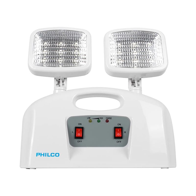 PHILCO - Lampara De Emergencia Philco Led 2 Focos