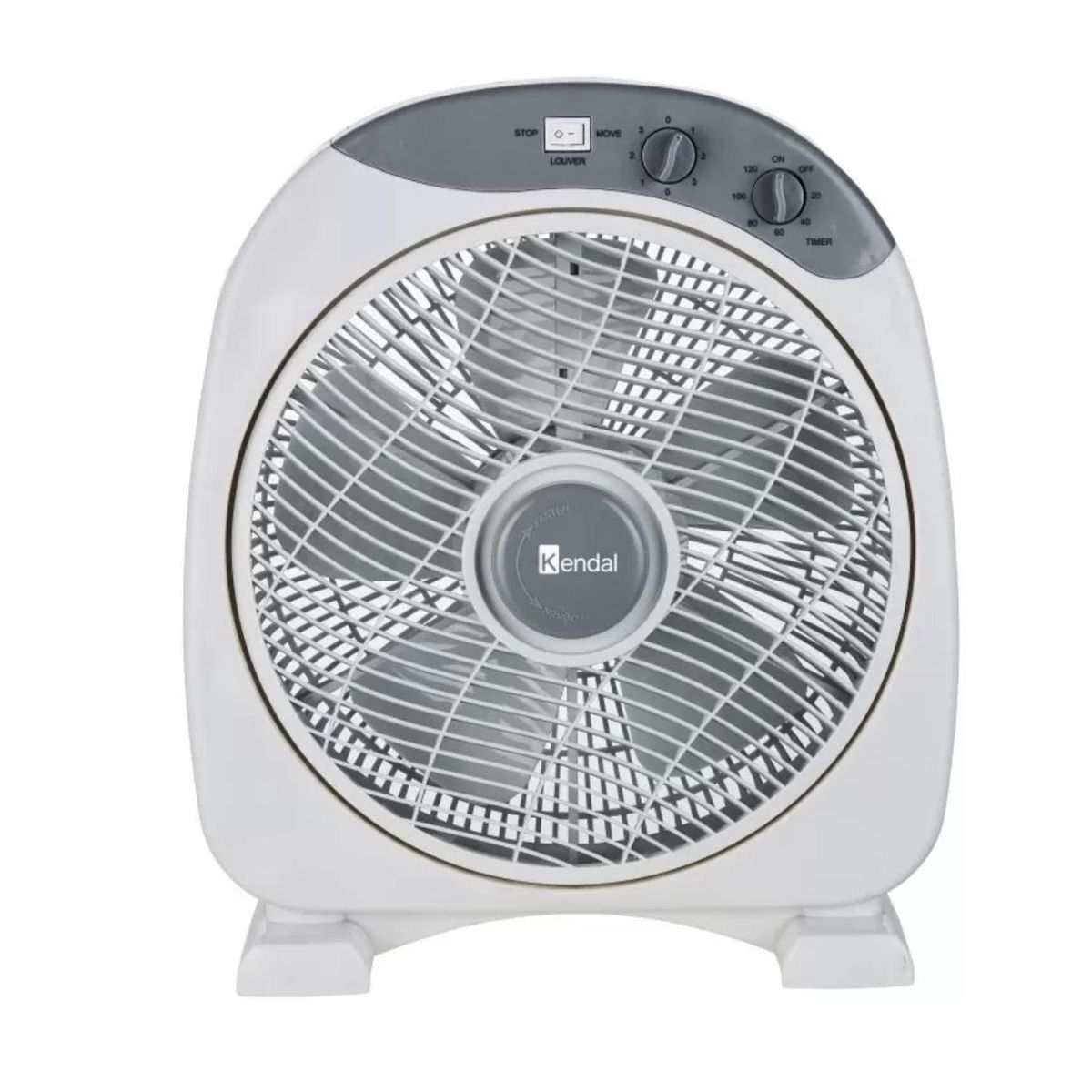 KENDAL - Ventilador Box 12 Pulgadas 3 Vel Blanco KF-12B3