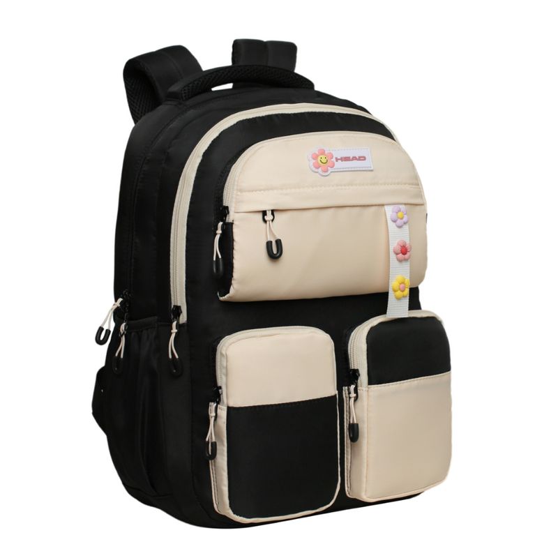 HEAD - Mochila Kawaii Mujer Twist Block Negro Head