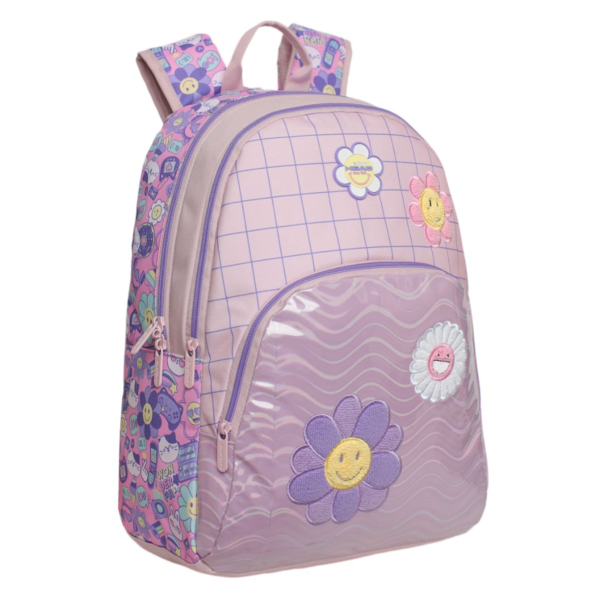 HEAD - Mochila Infantil Niña Balloon Emoticones Rosado Head