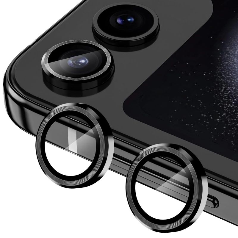 GENERICO - Protector De Lentes Para Samsung Z Flip 4 - Negro