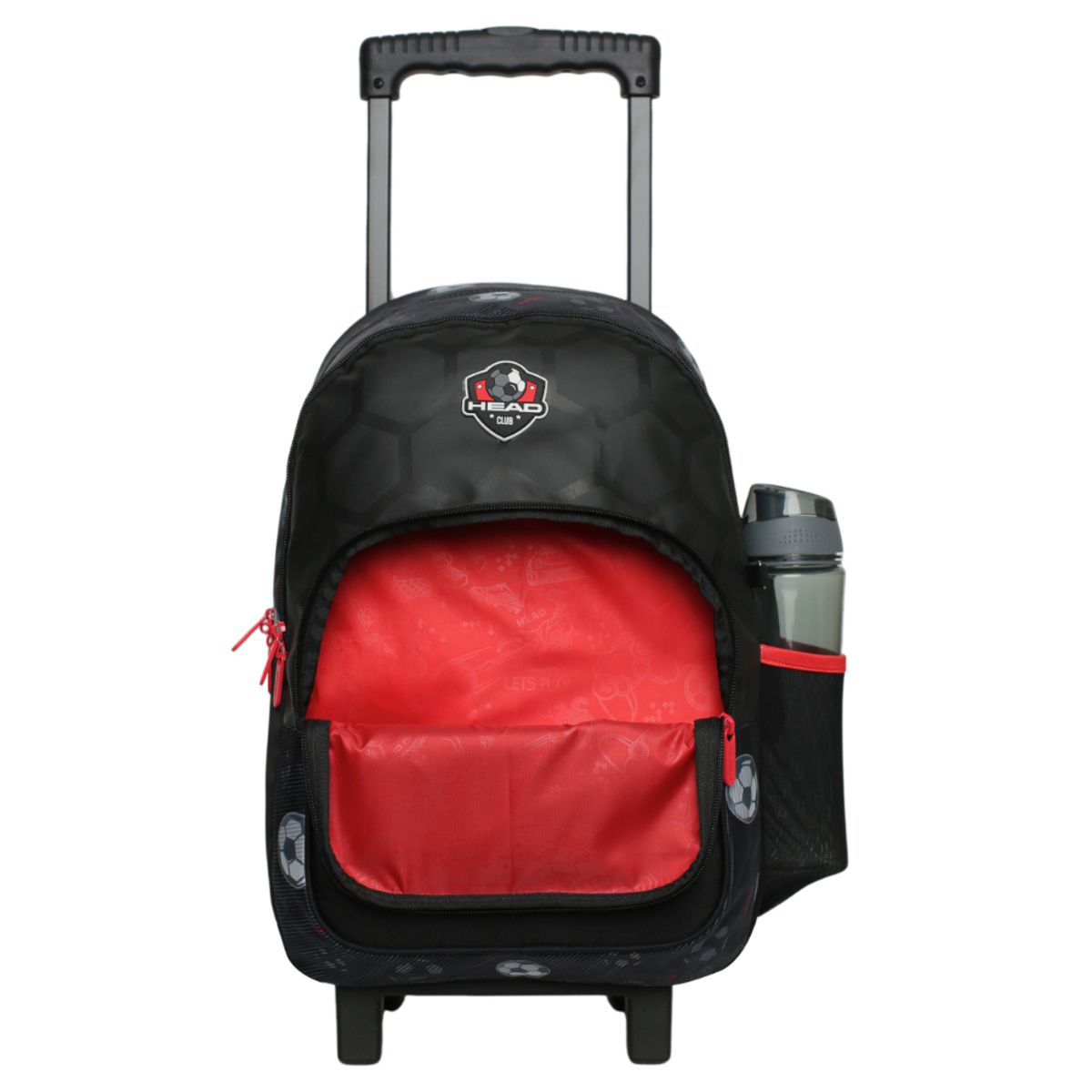 HEAD - Mochila Ruedas Infantil Chips Futbol Negro Head