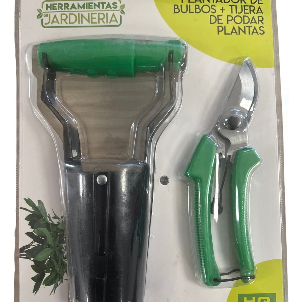 GENERICO - Set Tijera De Podar + Plantador De Bulbos Y Semillas