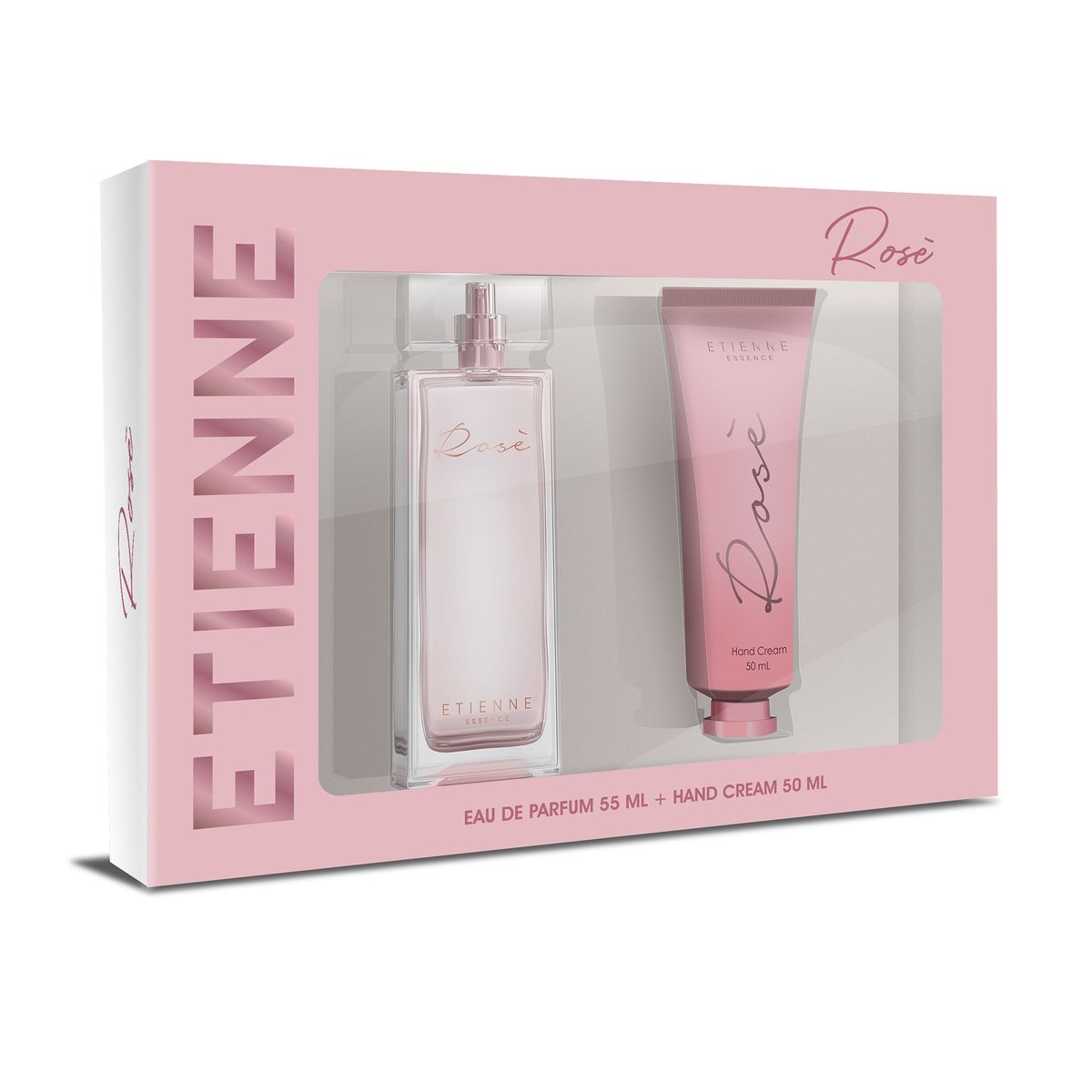 ETIENNE - Perfume Etienne Essence Rosé 55ml + Hand Cream 50ml