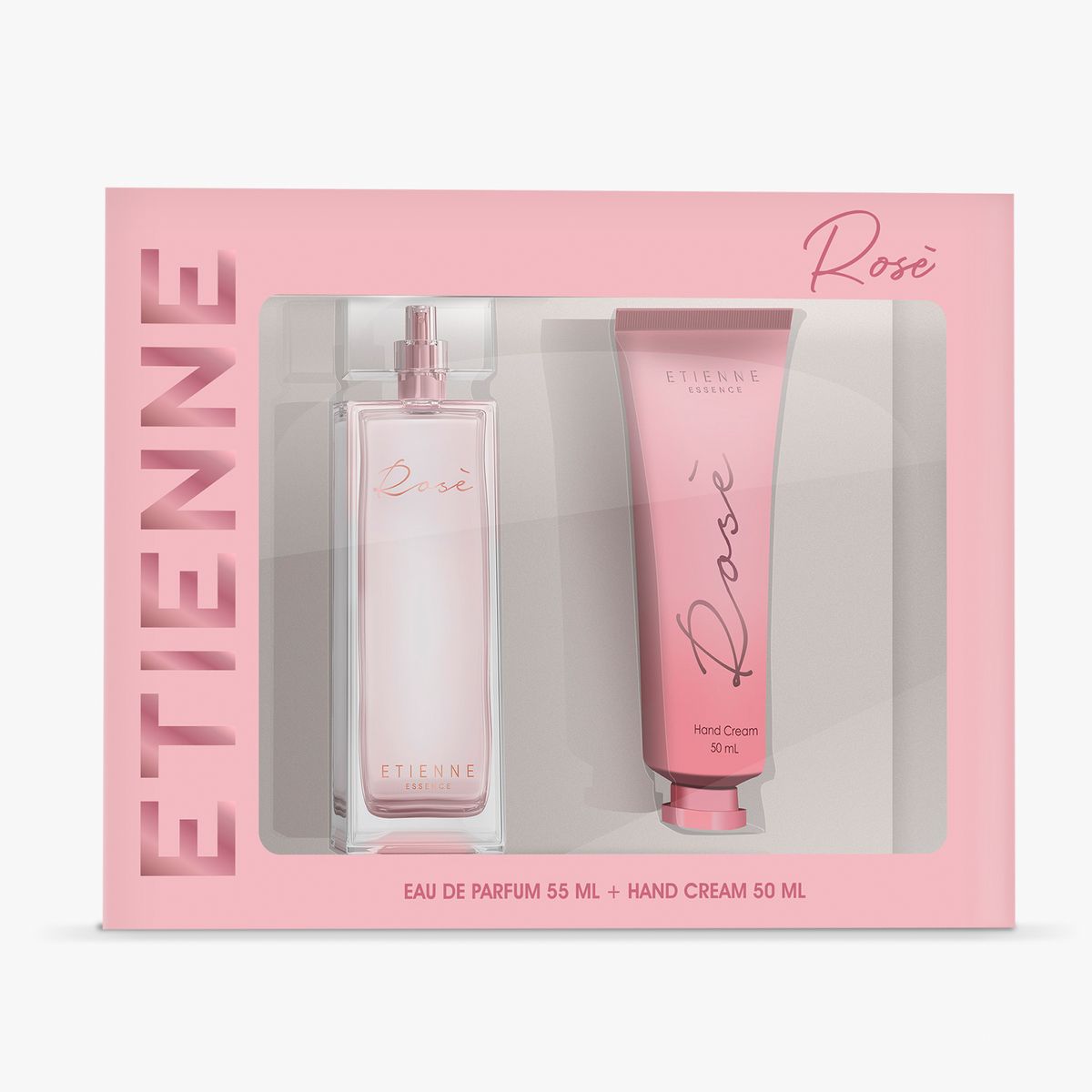 ETIENNE - Perfume Etienne Essence Rosé 55ml + Hand Cream 50ml