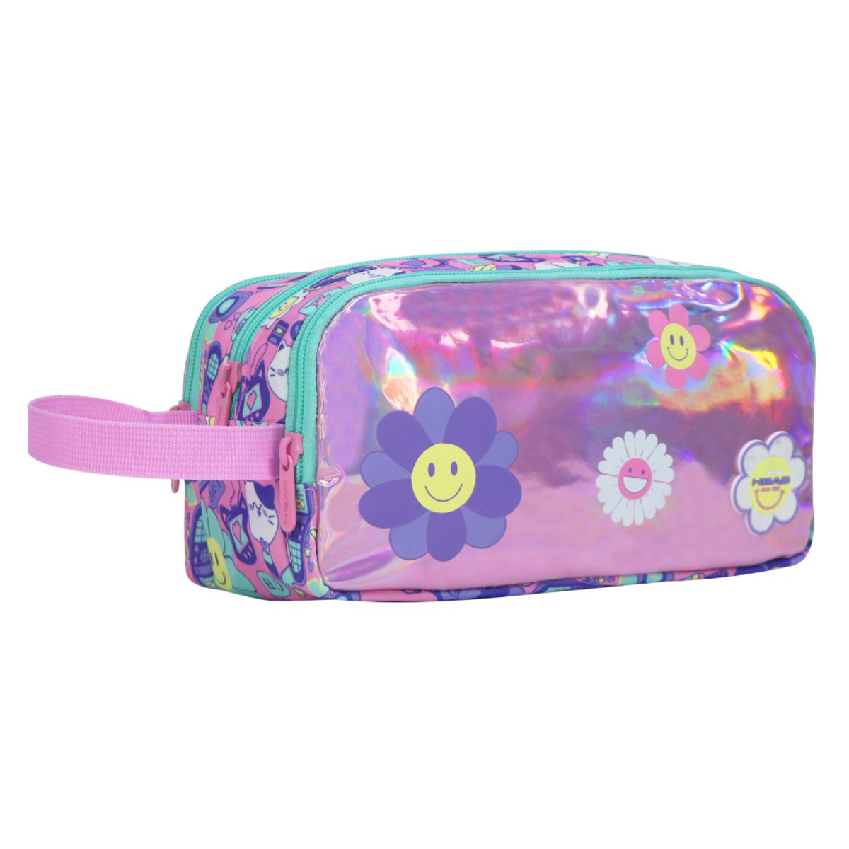 HEAD - Estuche Infantil Mujer Atos Emoticones Rosado Head