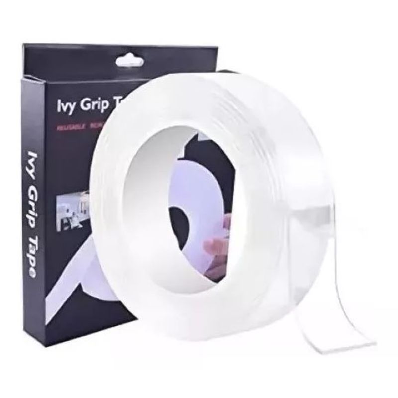 SHOP EHOME BAG - Cinta Doble Contacto Transparente 5 Metros Ivy Grip