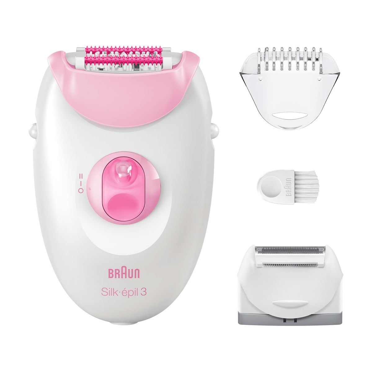 BRAUN - Depiladora Eléctrica Braun Silk Epil 3 Pink Box