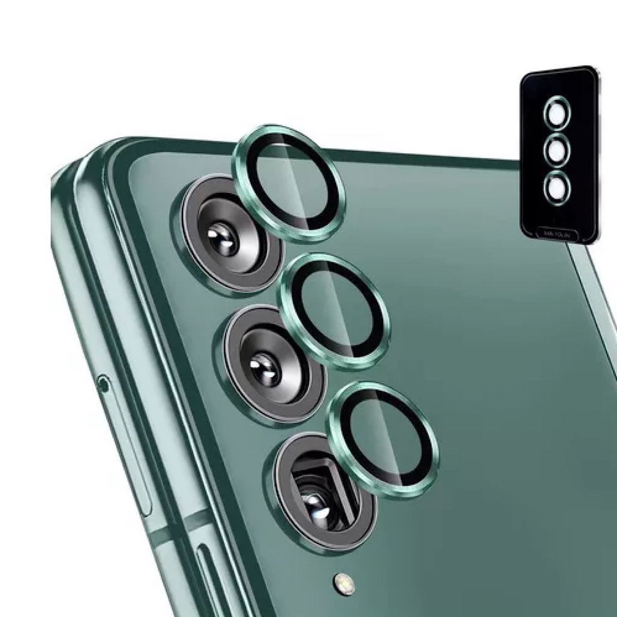 GENERICO - Protector De Lentes Para Samsung Z Fold 4 - Verde