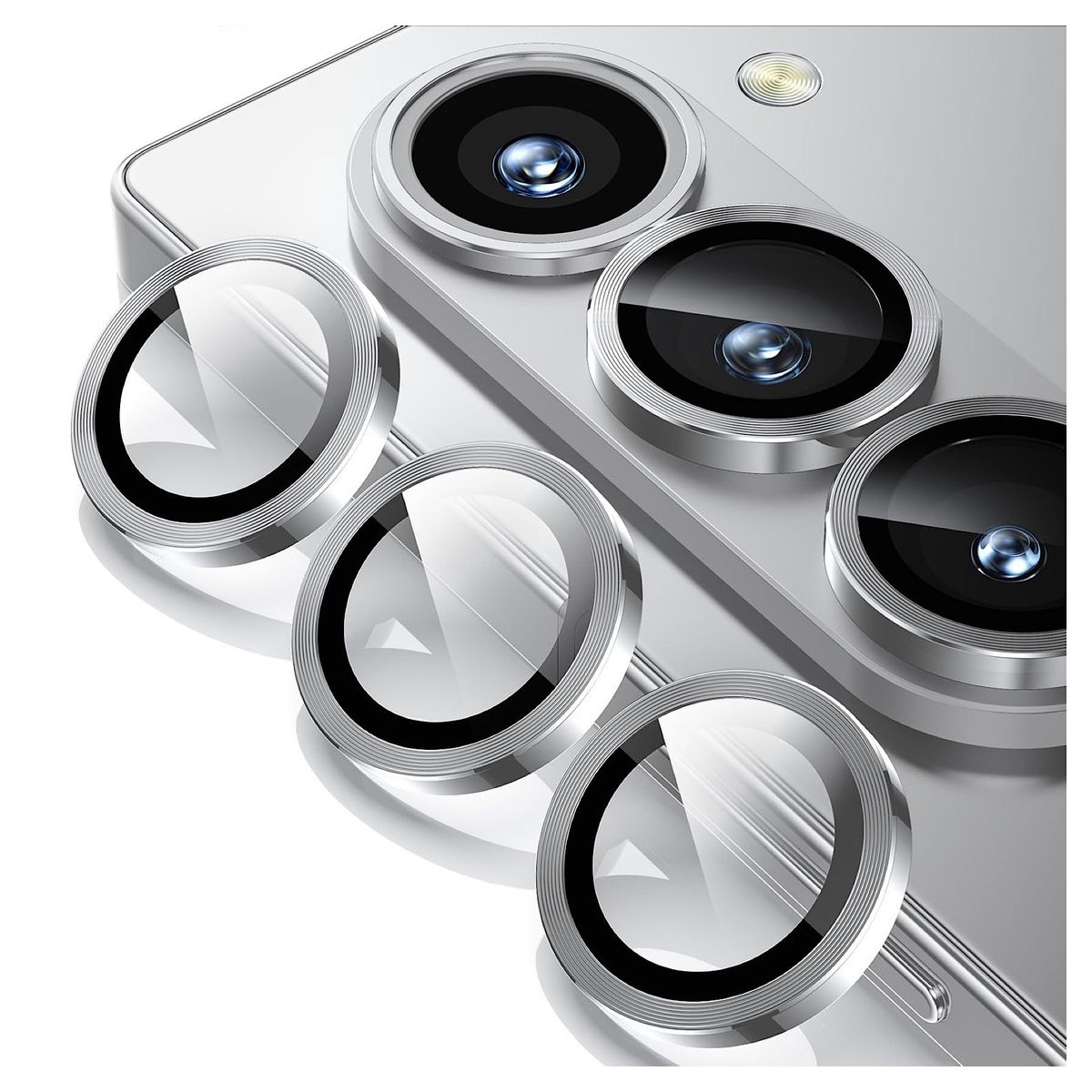 GENERICO - Protector De Lentes Para Samsung Z Fold 4 - Silver