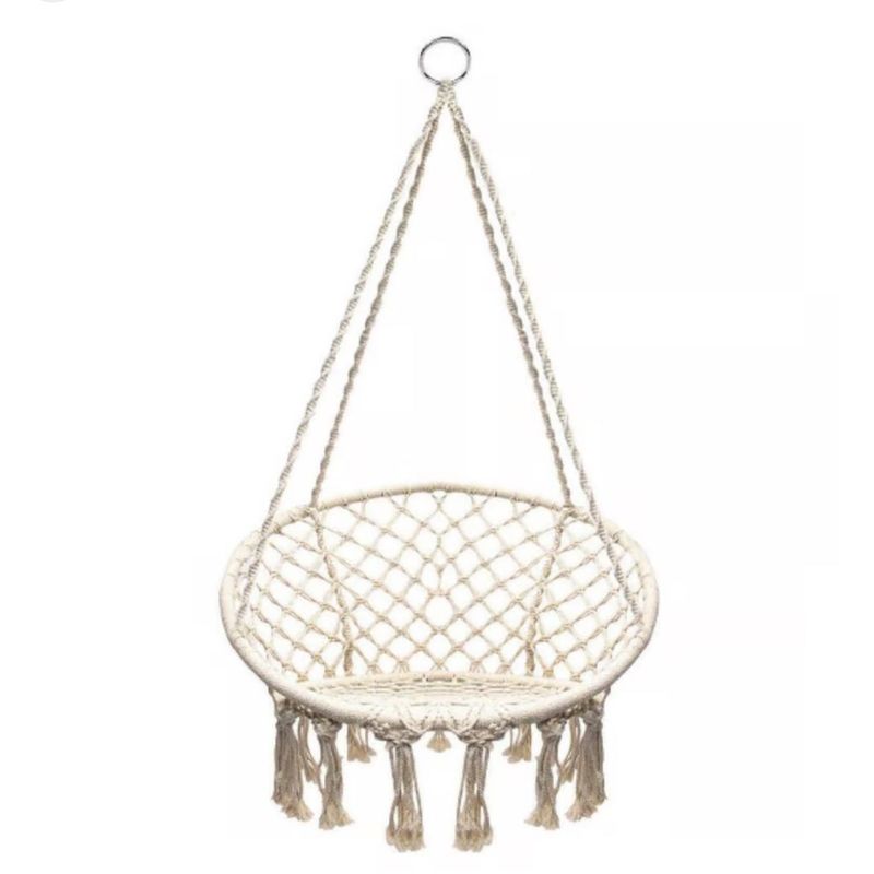 GENERICO - Silla Hamaca Colgante Columpio Tejido para Interior y Exterior