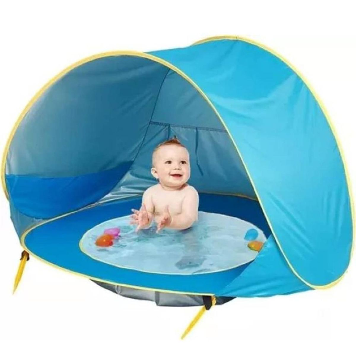 GENERICO - Carpa Con Piscina De Exterior Para Bebes Azul