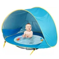 Carpa Con Piscina De Exterior Para Bebes Azul