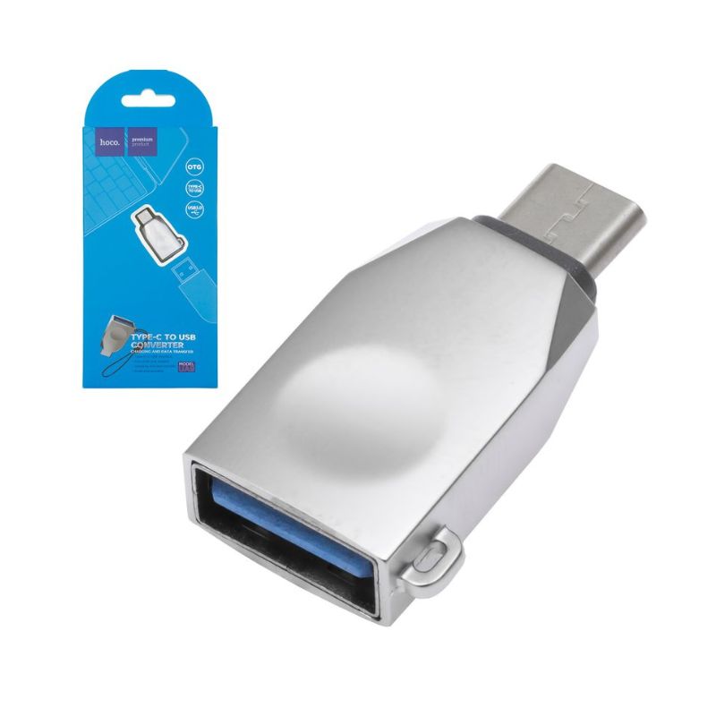 HOCO - Hoco Adaptador Convertidor Ua9 Tipo C A Usb Otg Portátil