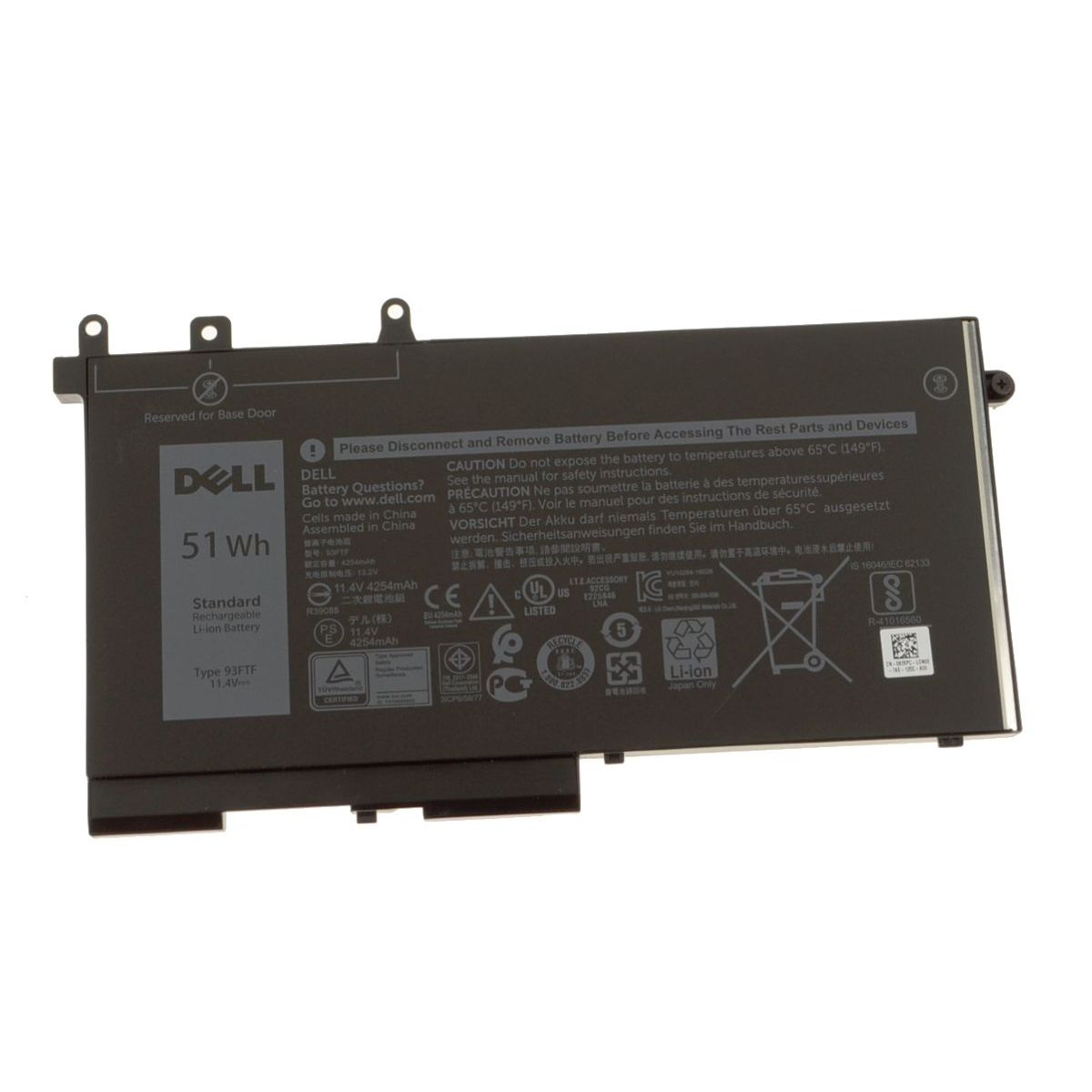 DELL - BATERIA DELL LATITUDE E5280 51WH 93FTF ORIGINAL