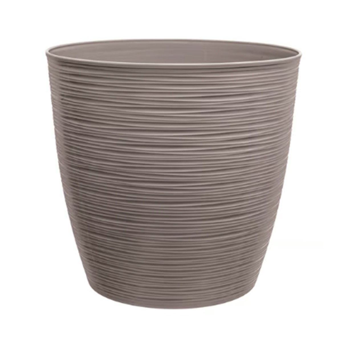 REYPLAST - Macetero Redondo Estilo Piedra Maceta Jardinería Plantas