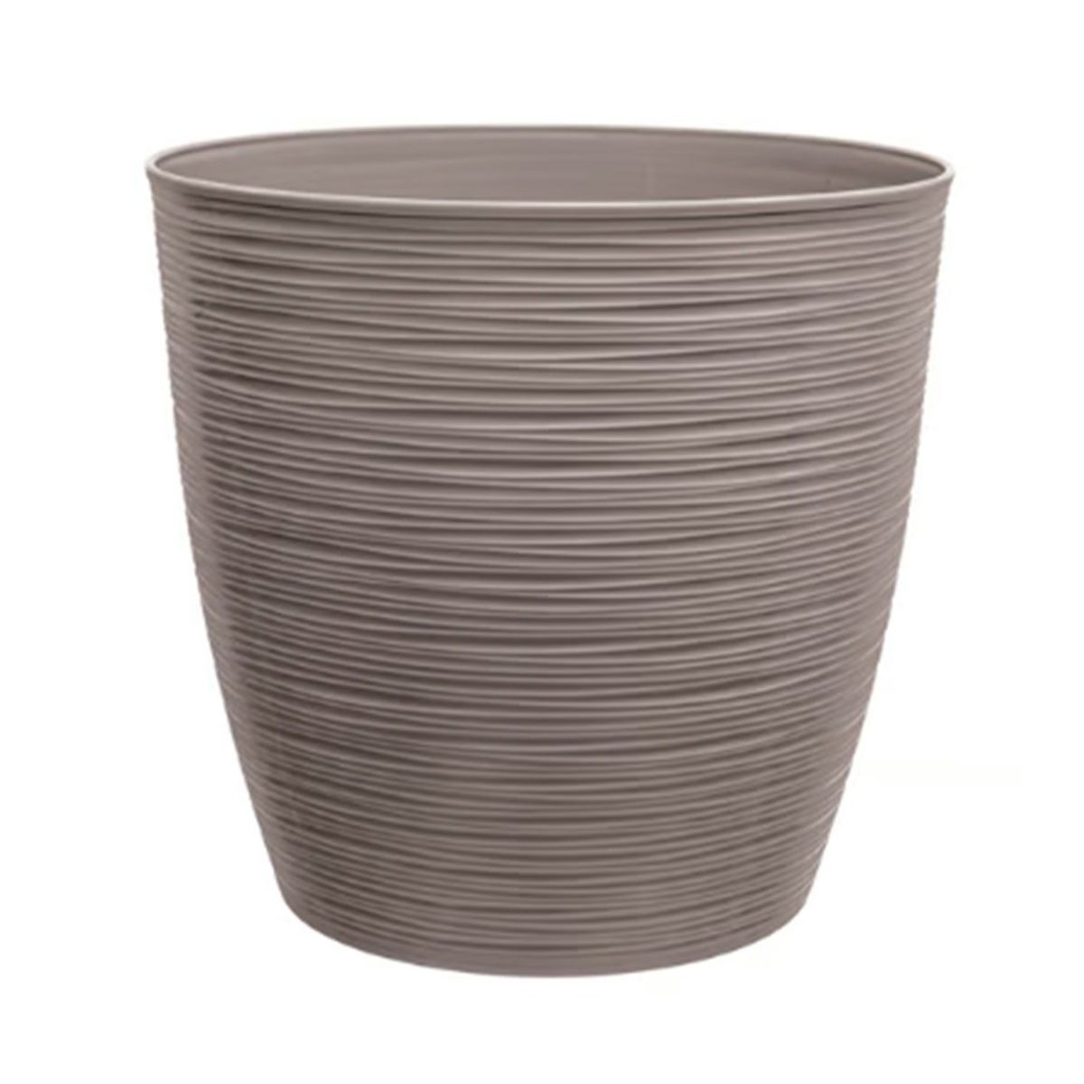 REYPLAST - Macetero Redondo Estilo Piedra Maceta Jardinería Plantas