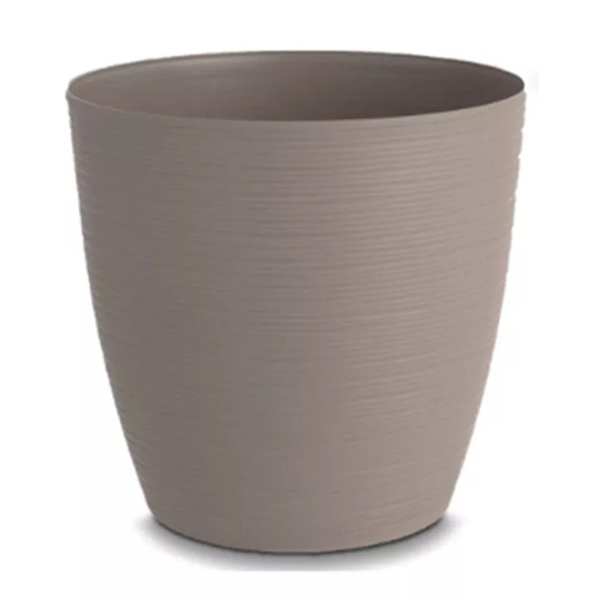 REYPLAST - Macetero Redondo Estilo Piedra Maceta Jardinería Plantas