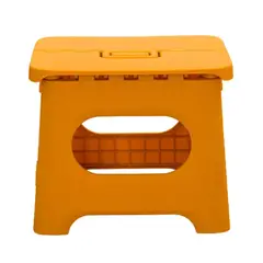 BAZUCA - Piso Alzador Plegable 1 Resistente Peldaño Hasta 90 Kg Amarillo