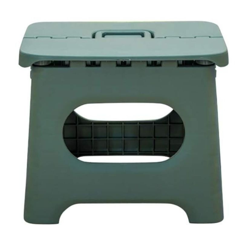 BAZUCA - Piso Alzador Plegable 1 Resistente Peldaño Hasta 90 Kg Verde
