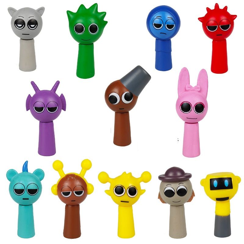 GENERICO - 12 figuras Sprunki Gran Calidad Set 2