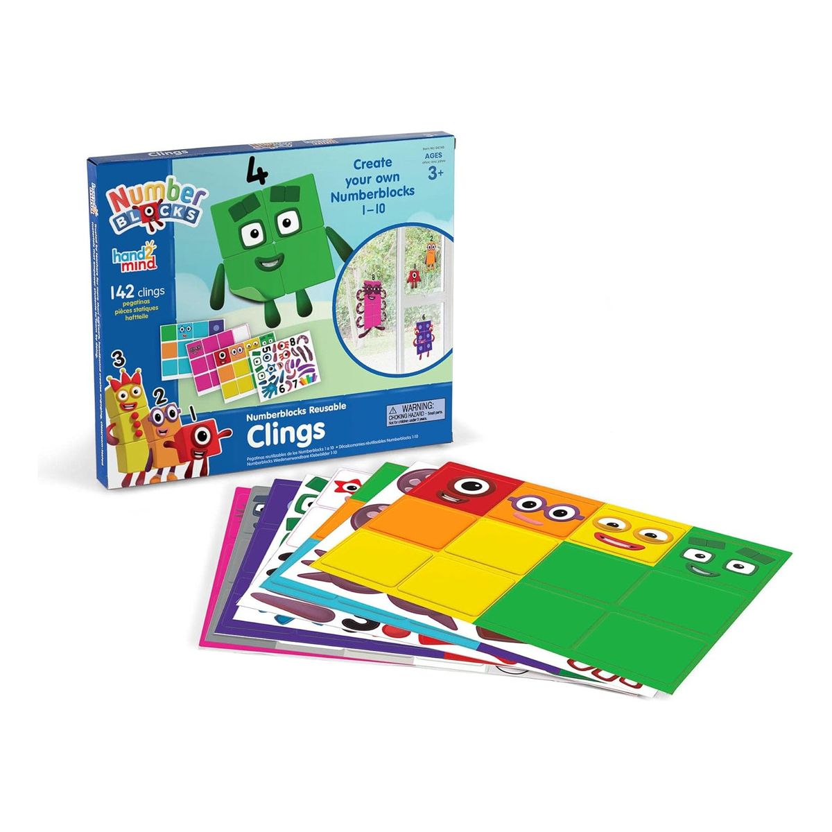 JM IMPORT - Set Adhesivos Reutilizables Numberblocks