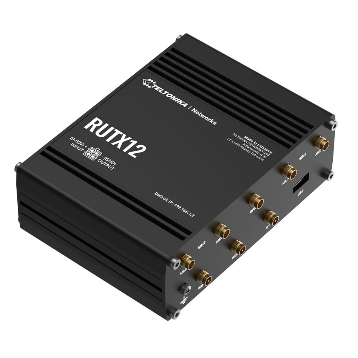 TELTONIKA - Router Industrial Celular Teltonika RUTX12