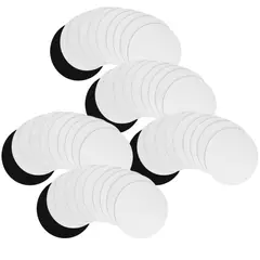 GENERICO - 5 packs de 10 Mousepad Ciculares 20cmx3mm Sublimables DTF