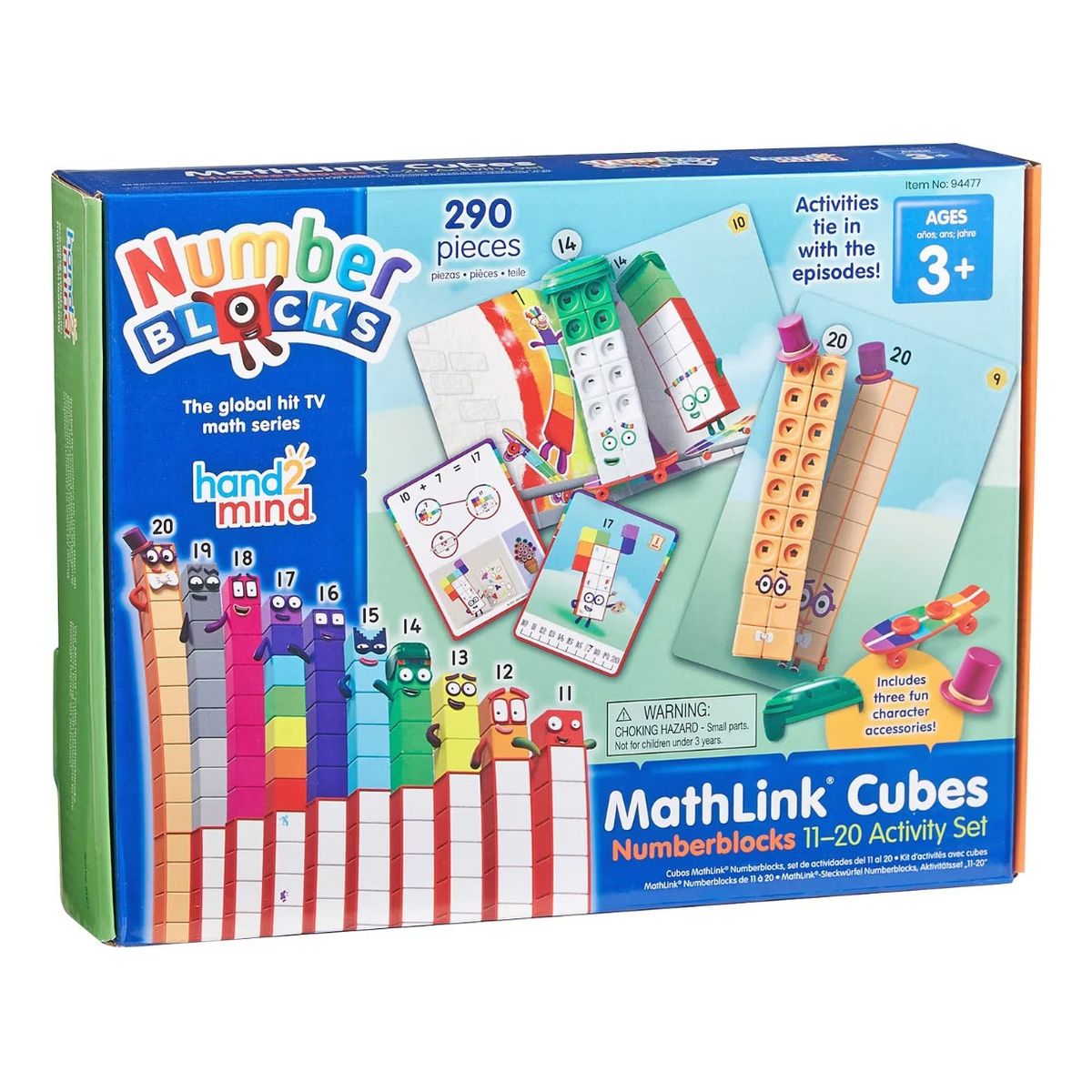 JM IMPORT - Number Blocks Cubos Conectores Del 11 Al 20