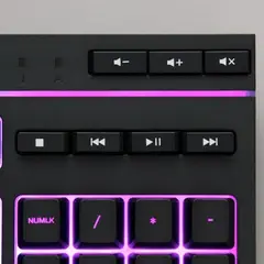 HYPERX - Teclado gamer Alloy Core RGB QWERTY Español RGB Negro - Negro