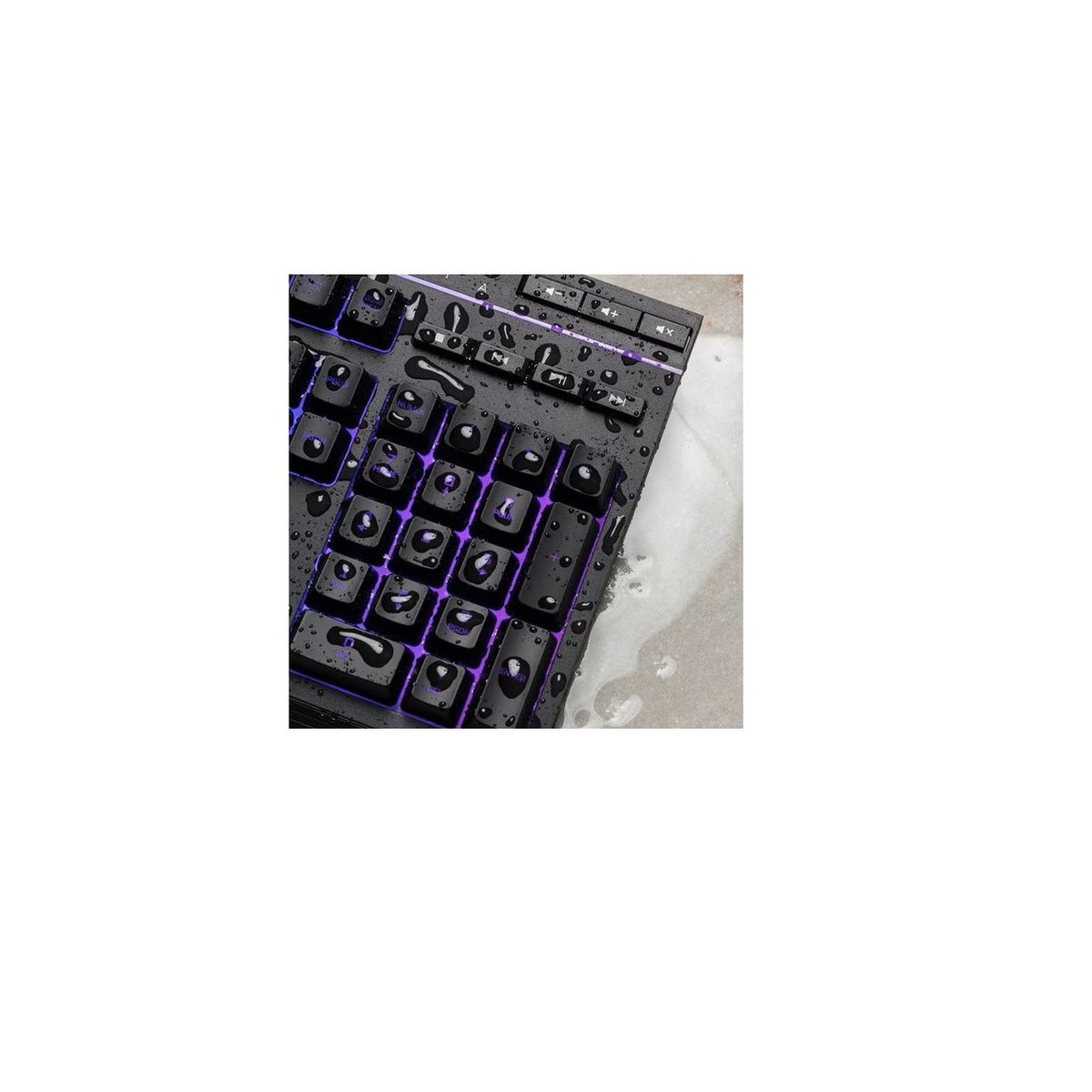 HYPERX - Teclado gamer HyperX Alloy Core RGB QWERTY Español RGB Negro