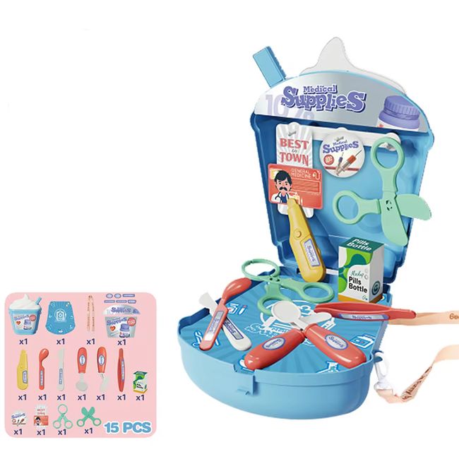 GENERICO - Set Doctor Maleta Juguete Educativo Para Niños Juego De Rol