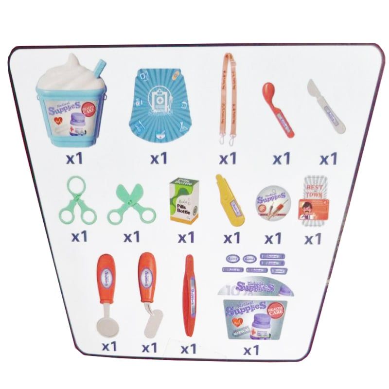 GENERICO - Set Doctor Maleta Juguete Educativo Para Niños Juego De Rol