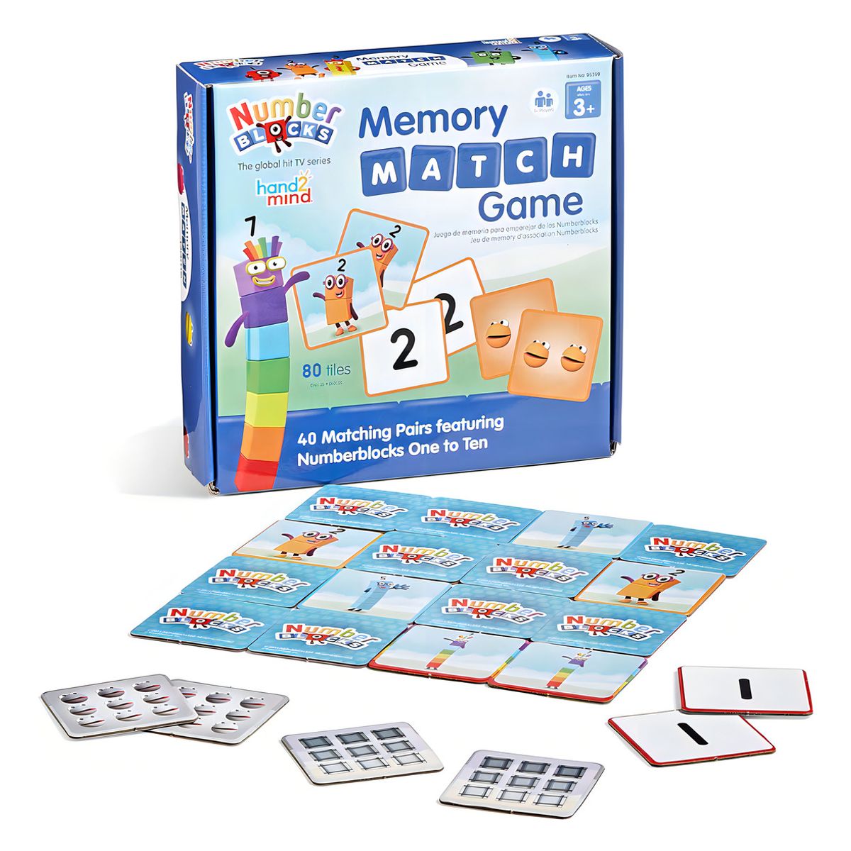 JM IMPORT - Numberblocks Juego Memorice didáctico