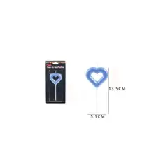 GENERICO - Velas De Cumpleaños Corazón Azul