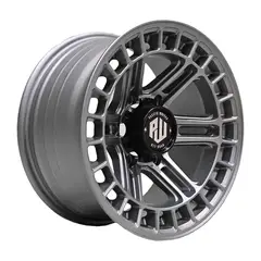 GENERICO - Set 4 Llantas 17x9 6X139 Et0 WARRIOR MG