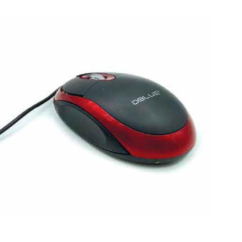 DBLUE - Mouse Con Cable 800 Dpi Usb Red