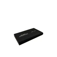 DBLUE - Cofre Para Disco Duro Sata Metalico 2.5 Hasta 500Gb Black