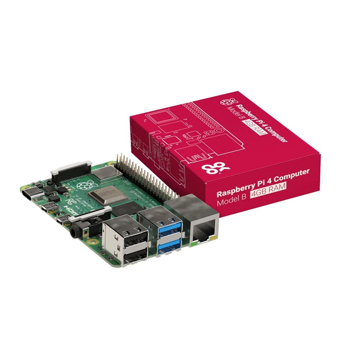 RASPBERRY PI - Raspberry Pi 4B  4GB RAM
