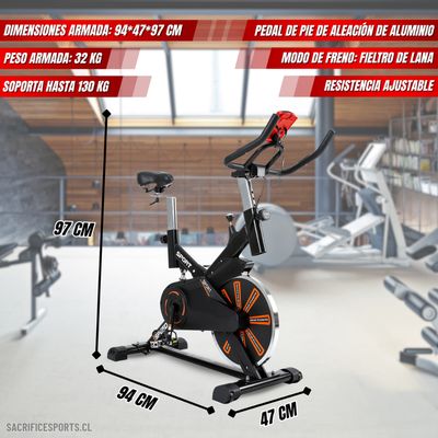 Imagen 2 del producto Bicicleta Spinning ES770N Flywheel 10 KG